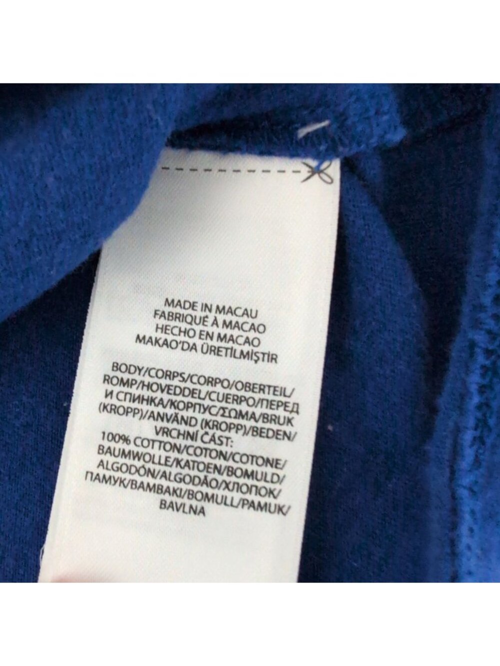 Ralph Lauren Polo Bear Ski Shirt Boys Size 18 Months Blue Alpine Long Sleeve - Picture 4 of 6